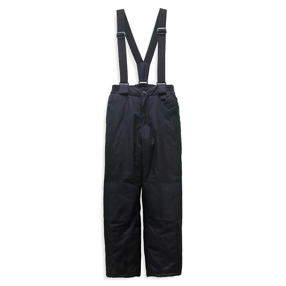 Zero Zone Youth Waterproof Snow Pants Removable Suspenders Black Size XL